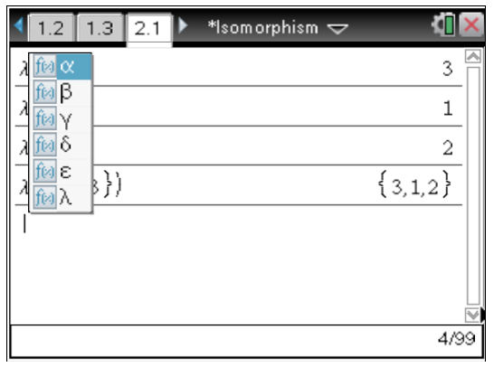 Using CAS for Permutations